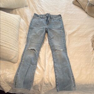 American Eagle Stylish Blue Distressed Women Jeans